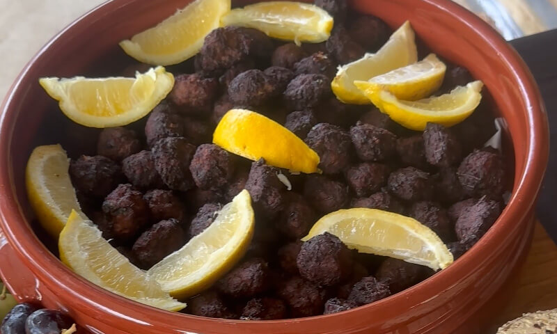 Delicious Greek meatball